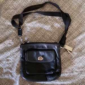 Coach leather cross body bag